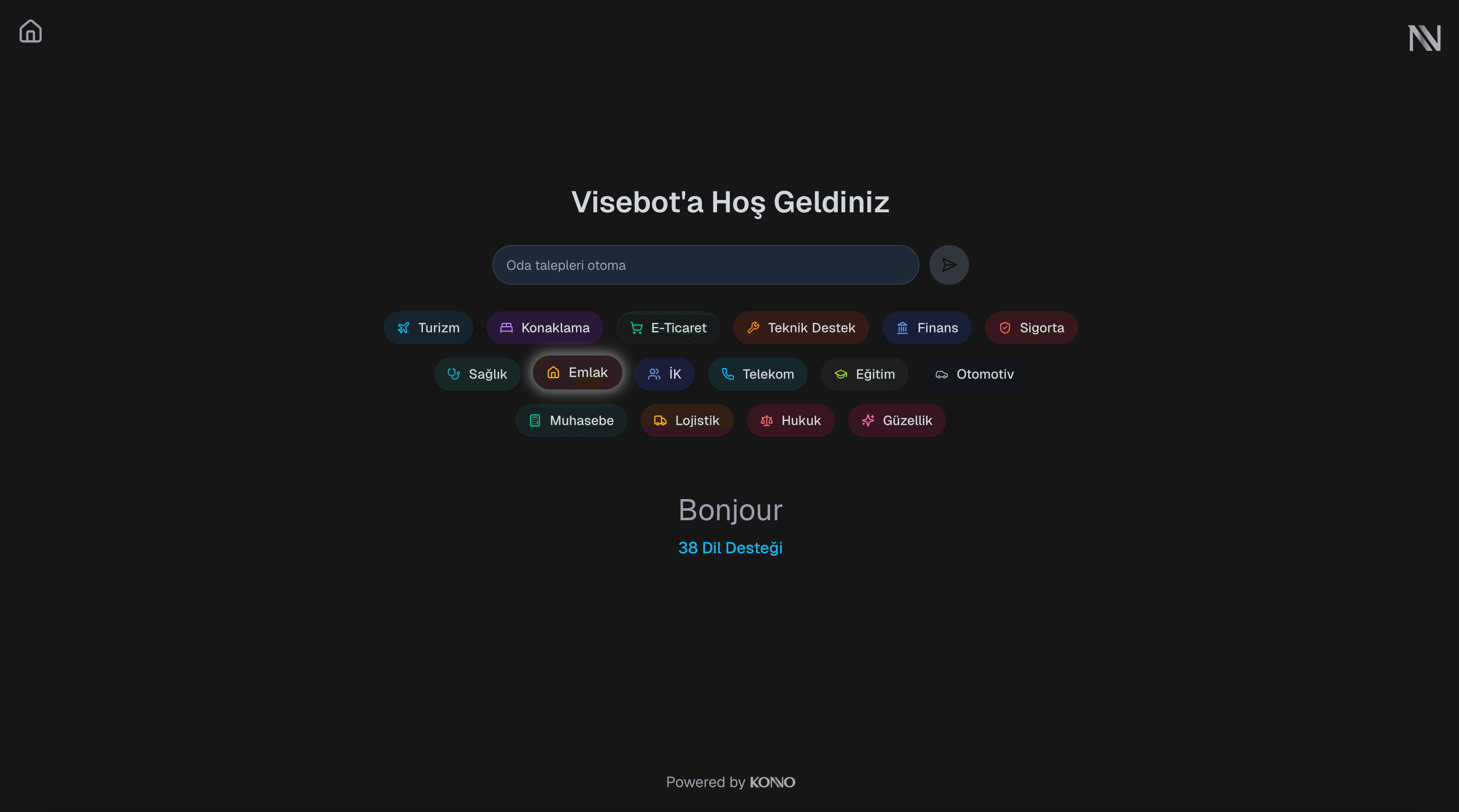 Visebot - Yapay Zeka İşletme Destek Asistanı industry visualization